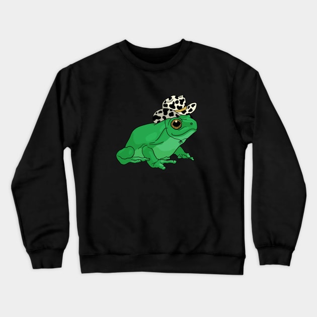 Frog Sheriff of the Cottagecore: A Western Adventure for Toad Lovers Crewneck Sweatshirt by Ministry Of Frogs